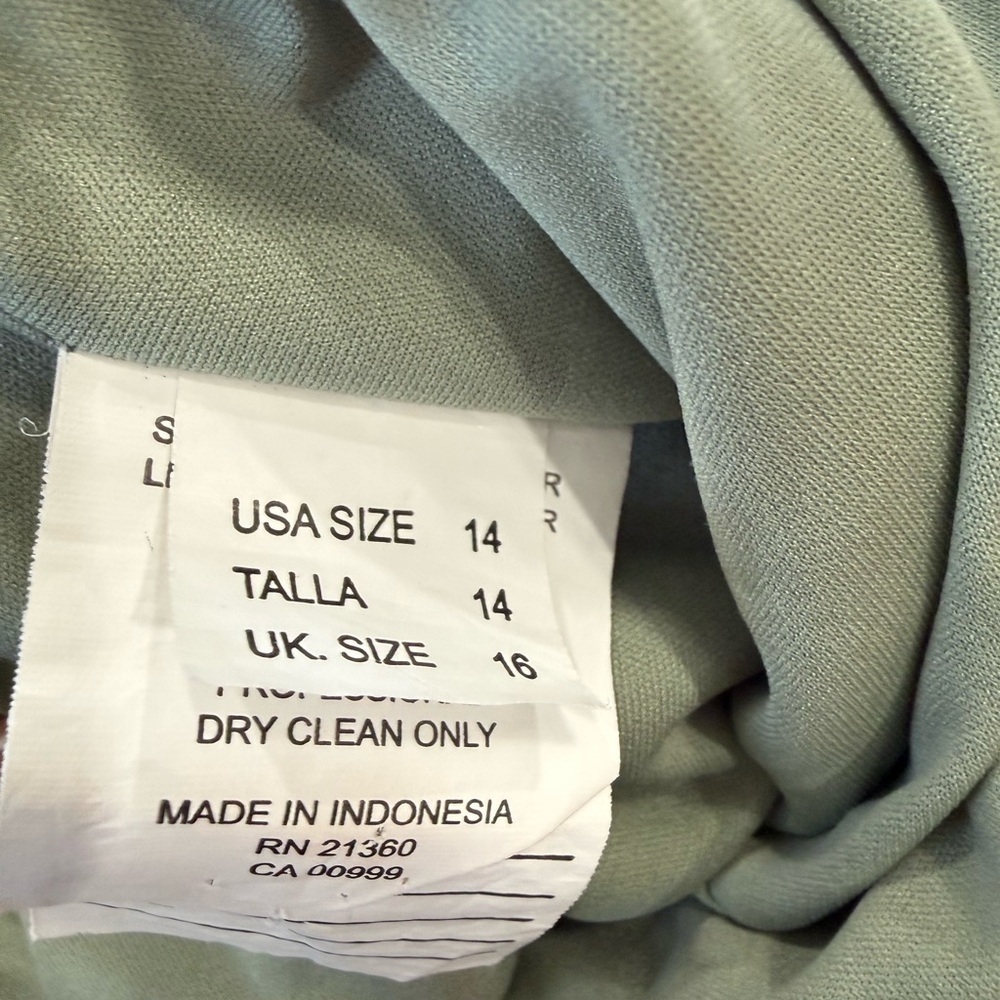 Mori Lee Sage Green Gown - Picture 5 of 6